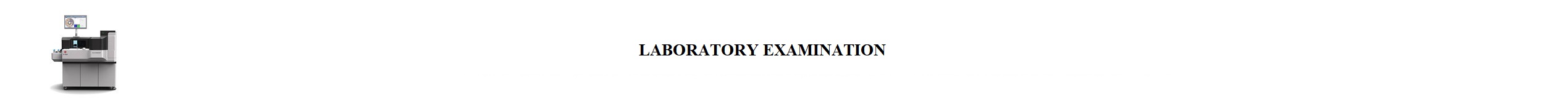 3-LABORATORY EXAMINATION